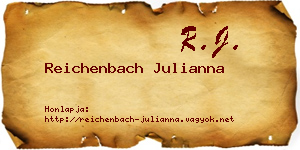 Reichenbach Julianna névjegykártya